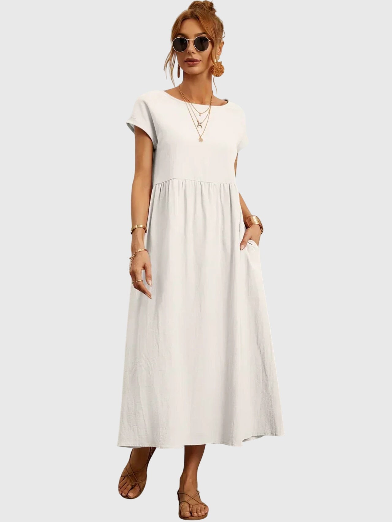Giselle™ - Lässiges Kleid mit Taschen