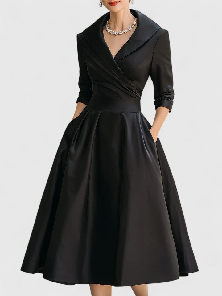 Zyrah | Elegantes Midi-Kleid