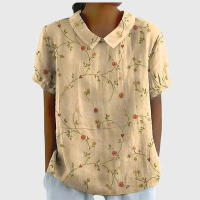 Jenna™ | Blumenbluse