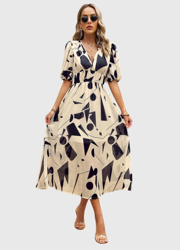 Merlin™ | Figurbetontes Blumenkleid