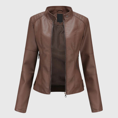 Giorgina™ - Stylische Lederjacke für Frauen