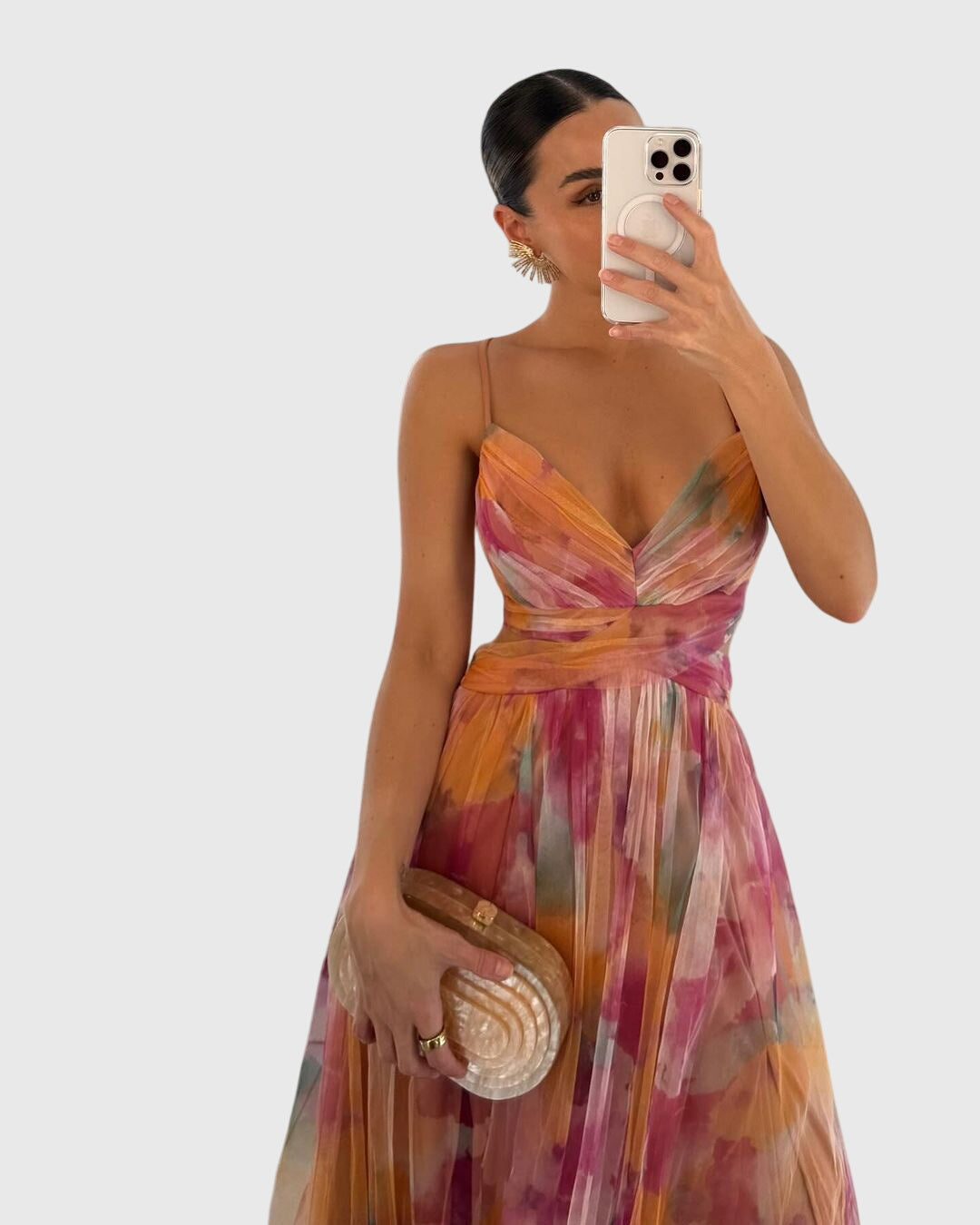 Giselle™ | Florales Maxikleid