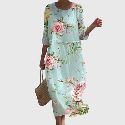 Hayley™ | Stilvolles Floral-Maxikleid