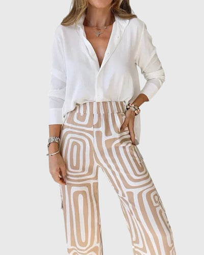 Emilia™ | Stylische Hose + Kostenlose Bluse & Gürtel