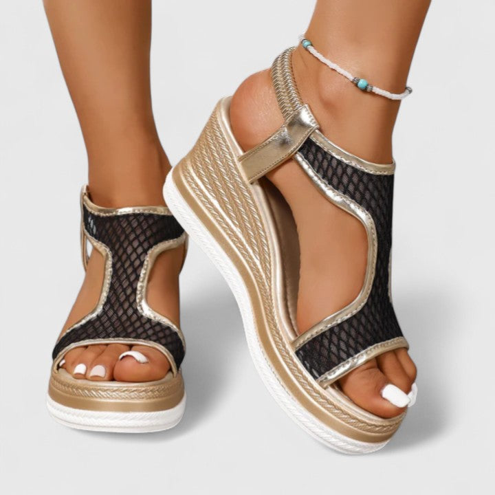 Jessica | Orthopädische Keil-Sandalen