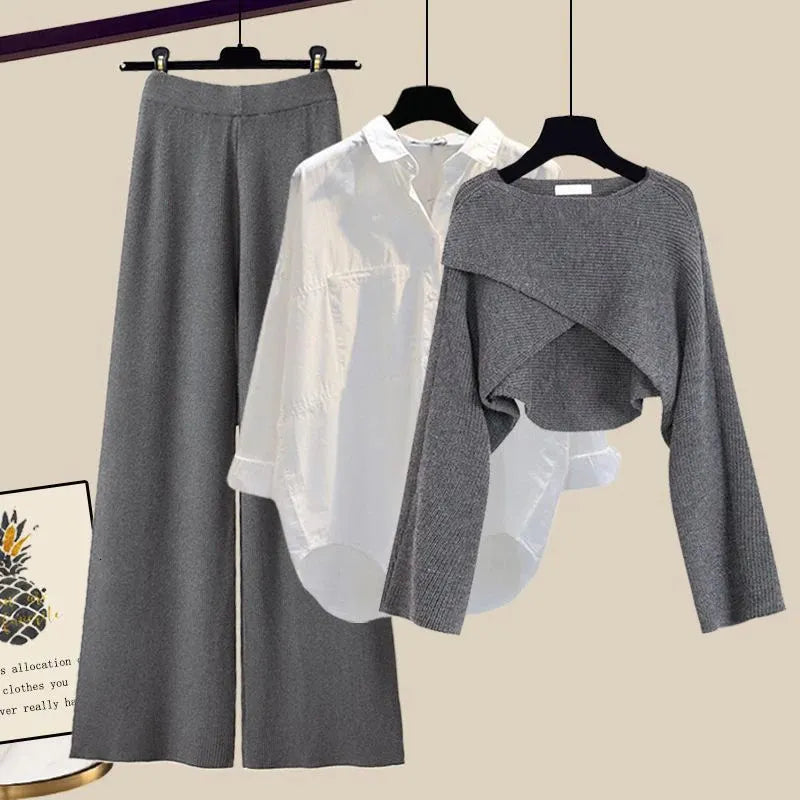 Thalia - Bequemes drei-teiliges Langarm-Set
