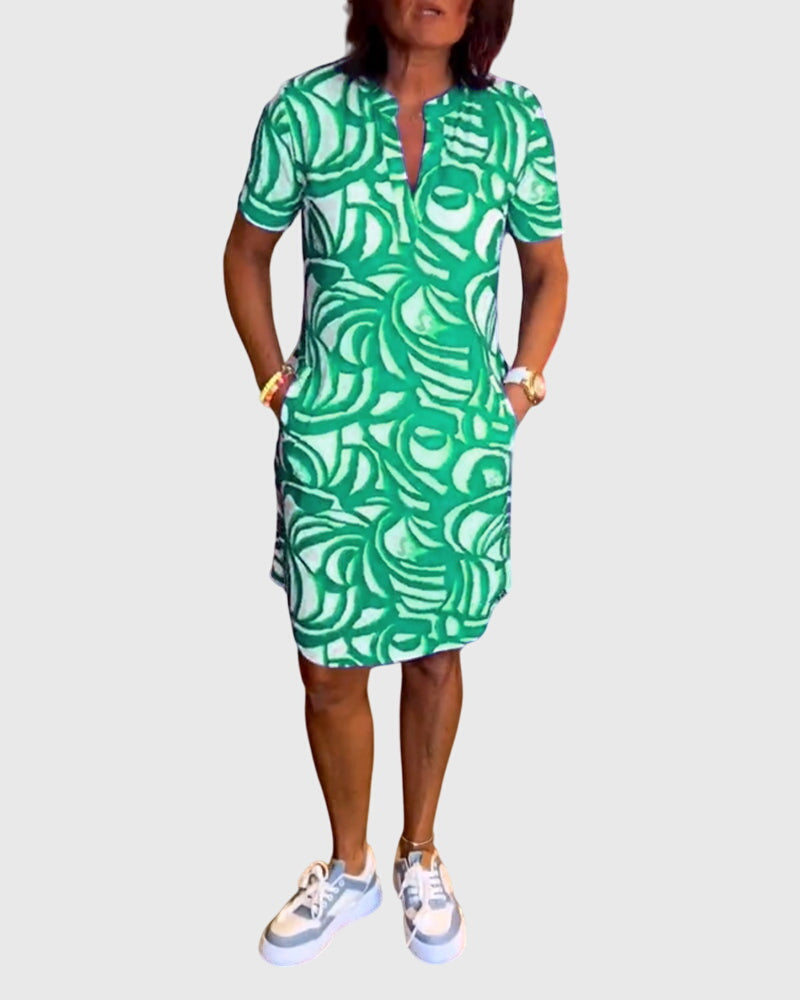 Elle™ | Figurbetontes Avenue Walk Kleid