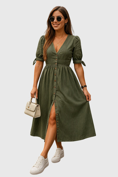 Jacqueline™ | Elegantes Denim-Kleid