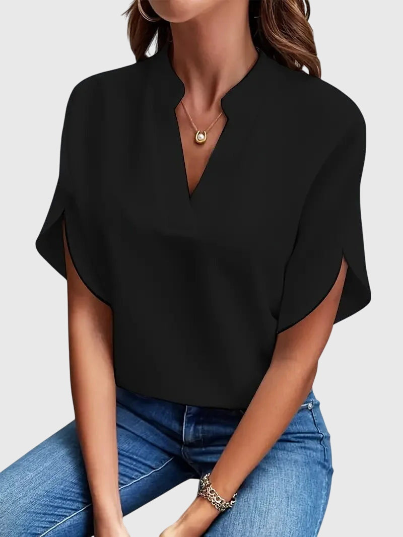 Beatrix™ | Weiches und Elegantes V-Ausschnitt-Shirt