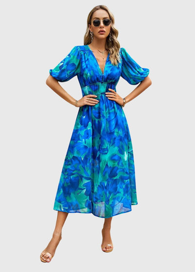 Merlin™ | Figurbetontes Blumenkleid