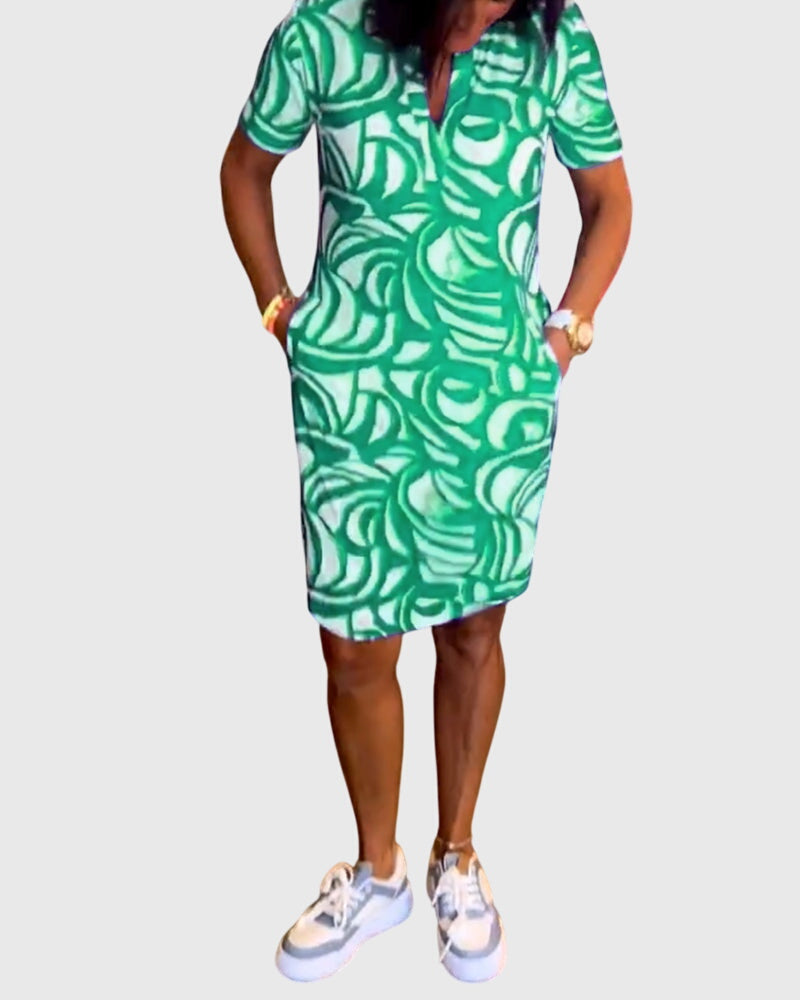 Elle™ | Figurbetontes Avenue Walk Kleid