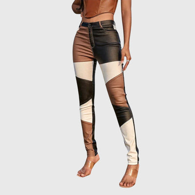 Calliope - Röhrenhose mit Farbblockmuster