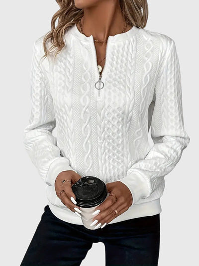 Nora™ | Sweater mit Reißverschluss
