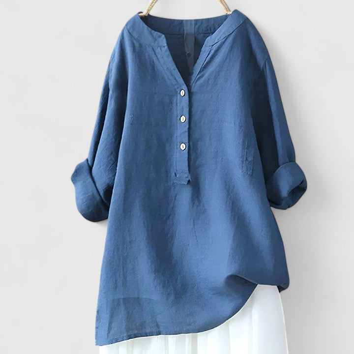 Larienne | Elegantes Knopf-Front-Shirt