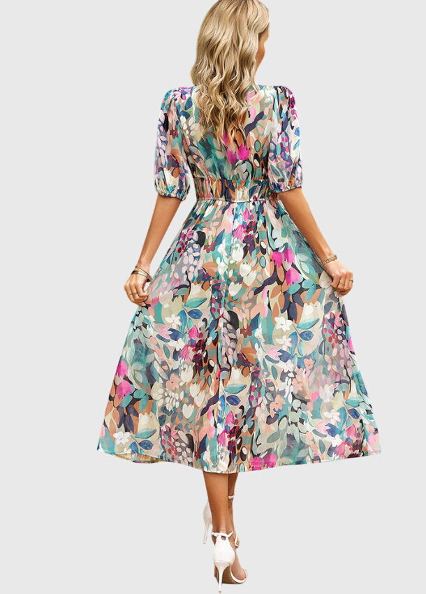 Merlin™ | Figurbetontes Blumenkleid