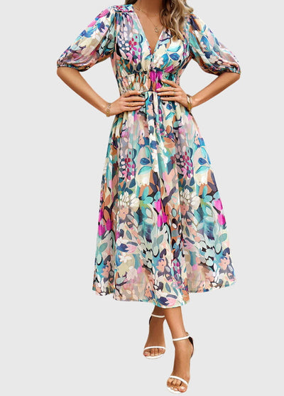 Merlin™ | Figurbetontes Blumenkleid