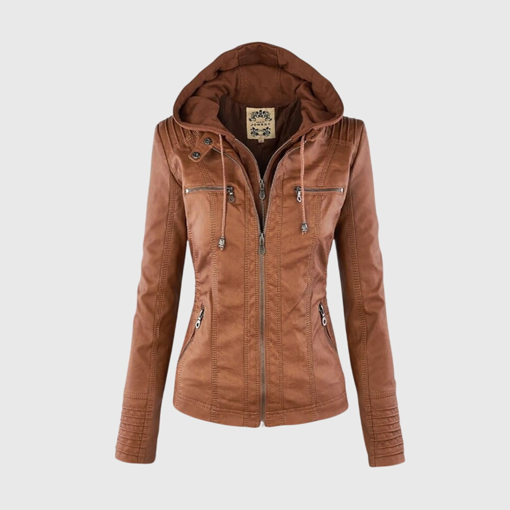 KAROLINE™ Die stilvolle und einzigartige Lederjacke