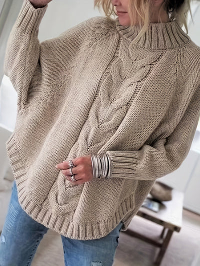 Carla™ - Bequemer Vintage Kabelpullover