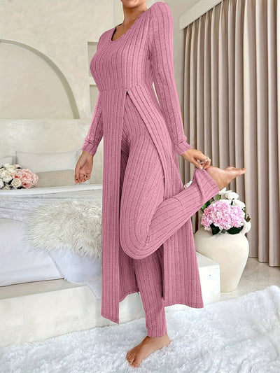 Ella™ - Gemütliches Zwei-Teile Ribbed Lounge Set