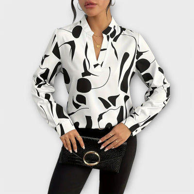 Lara™ Elegante Bluse mit Design