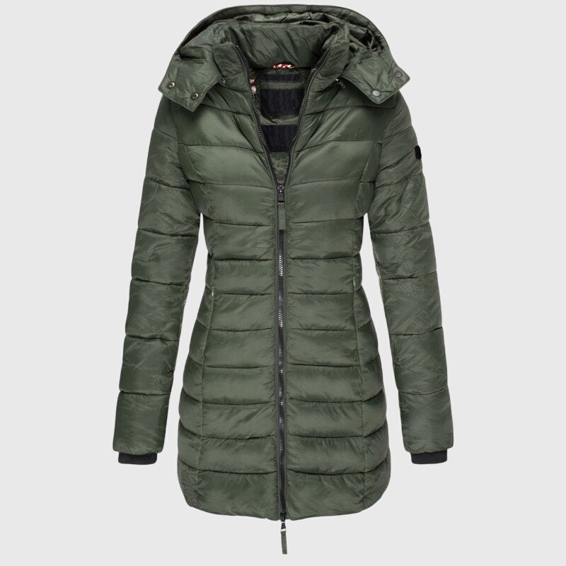 Elise™ - Lange Daunenjacke