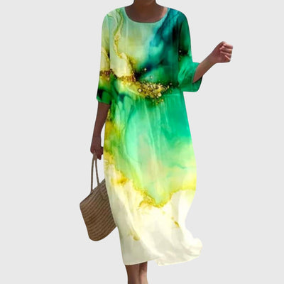Hayley™ | Stilvolles Floral-Maxikleid