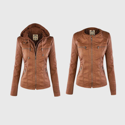 KAROLINE™ Die stilvolle und einzigartige Lederjacke