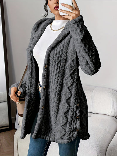 Celine™ - Plüsch-Hoodie-Cardigan