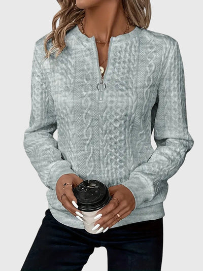 Nora™ | Sweater mit Reißverschluss
