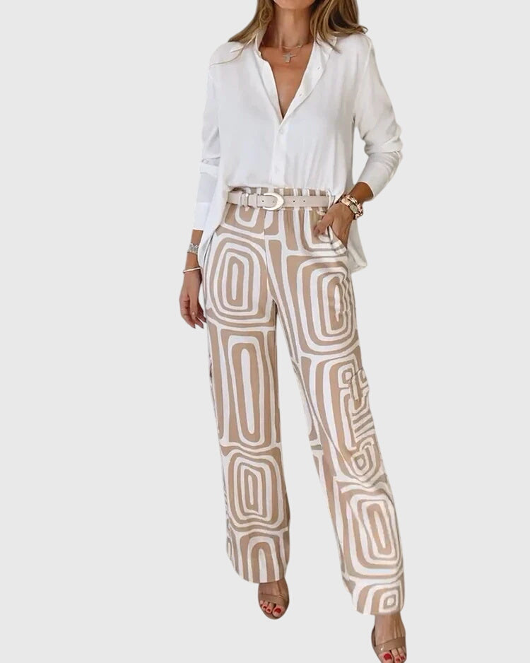 Emilia™ | Stylische Hose + Kostenlose Bluse & Gürtel