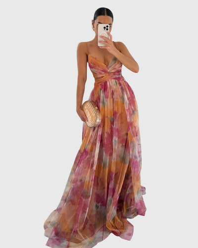 Giselle™ | Florales Maxikleid