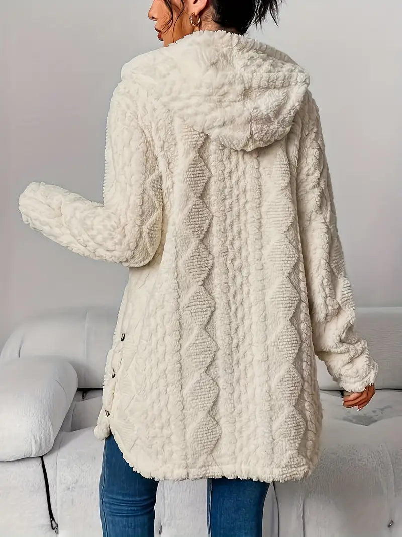 Celine™ - Plüsch-Hoodie-Cardigan