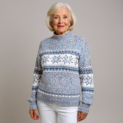 Melanie | Vintage Isländischer Pullover