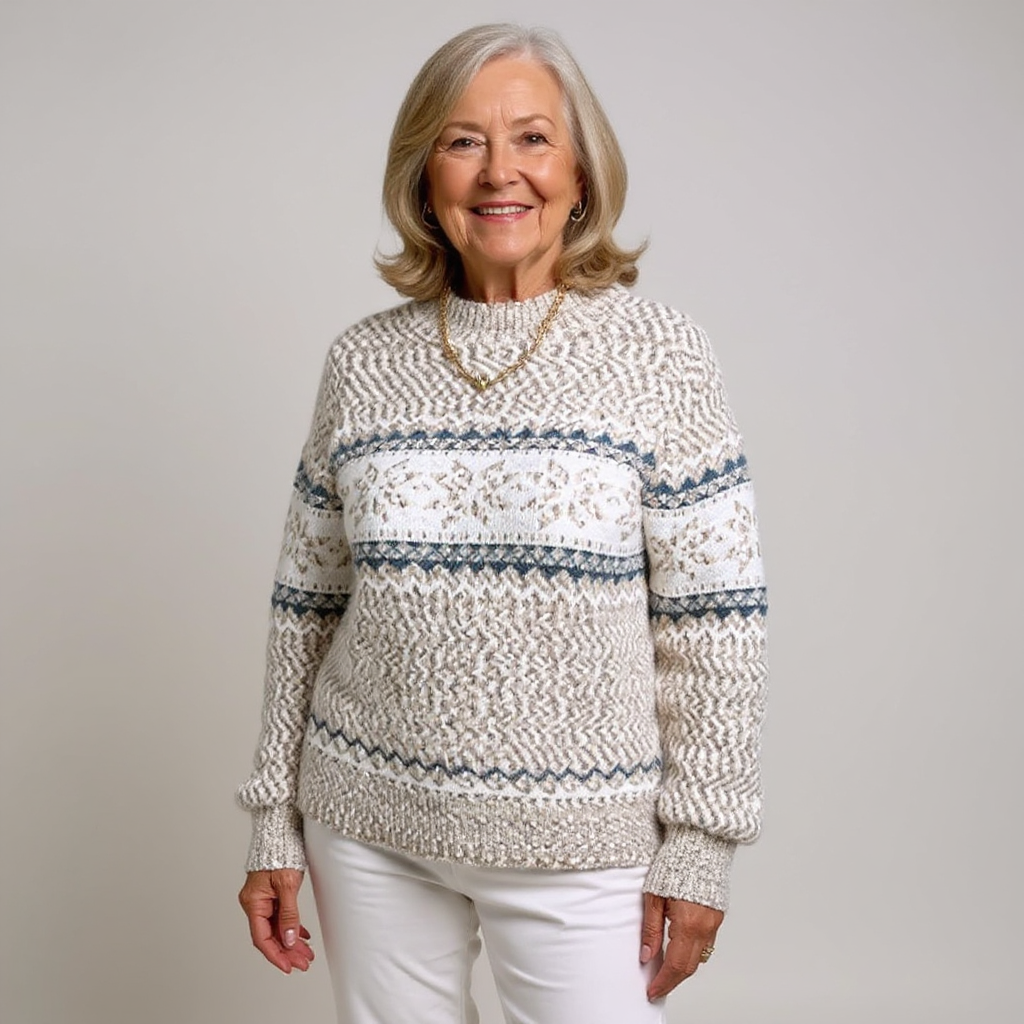 Melanie | Vintage Isländischer Pullover
