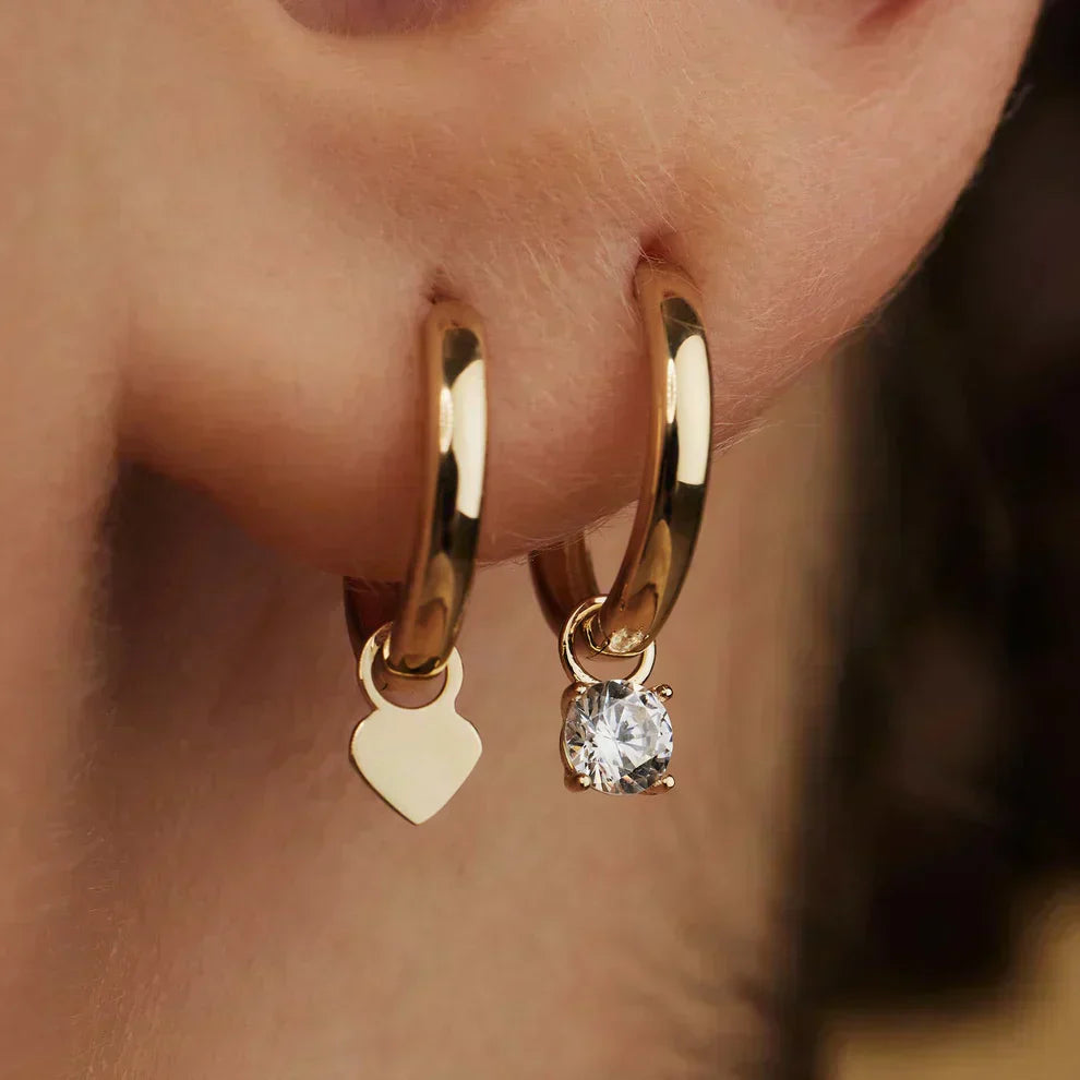 Amarissea | Mondstrahlenstein Creolen 14k Gold