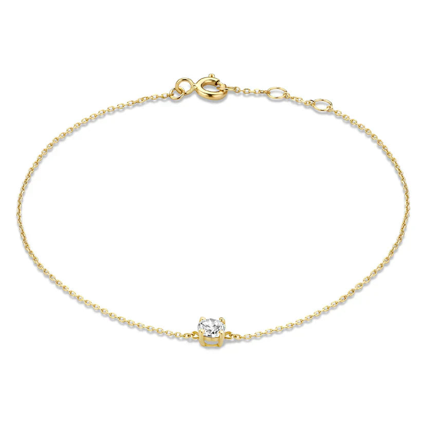 Dalynette | Armband mit Moissanit-Steinen 14k Gold
