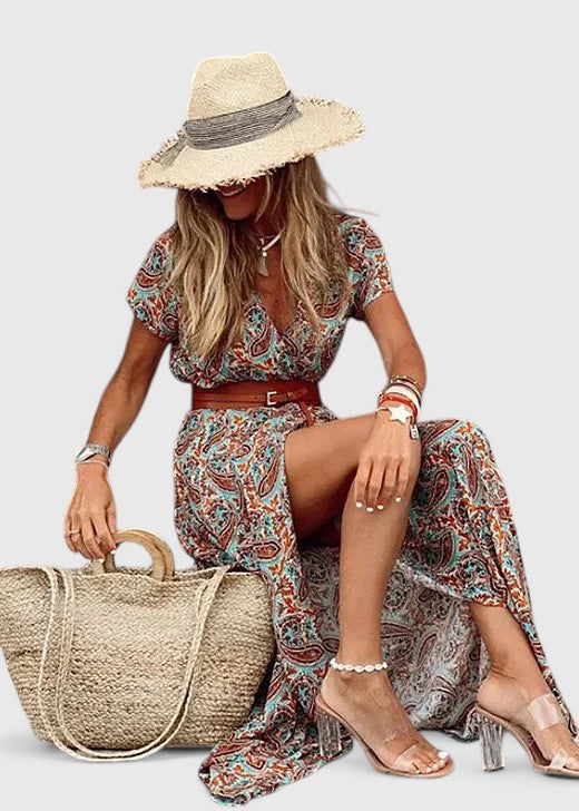 Lorraine | Stilvolles Boho-Maxikleid