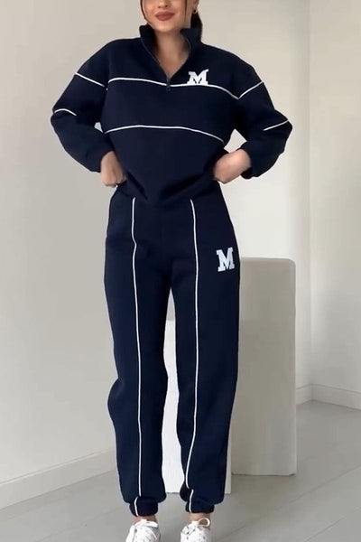 Thalynnae | Bequemes Sweatshirt- und Hosen-Set