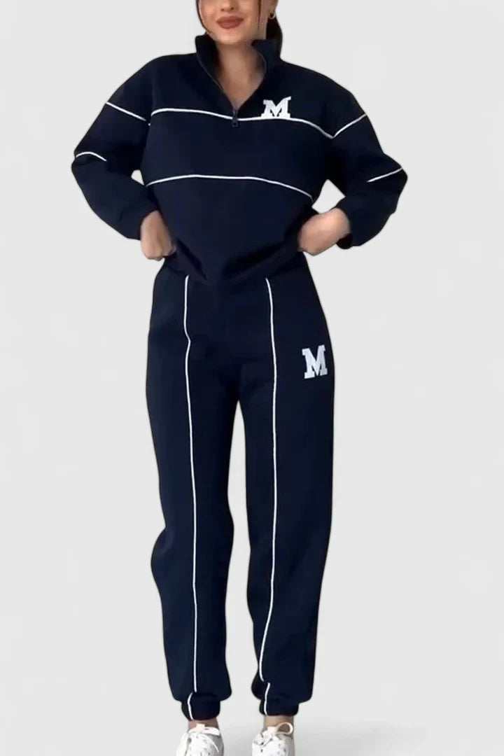 Thalynnae | Bequemes Sweatshirt- und Hosen-Set