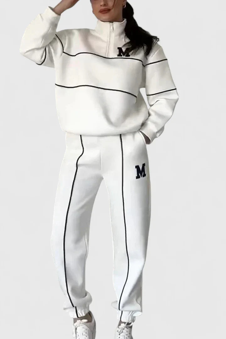 Thalynnae | Bequemes Sweatshirt- und Hosen-Set