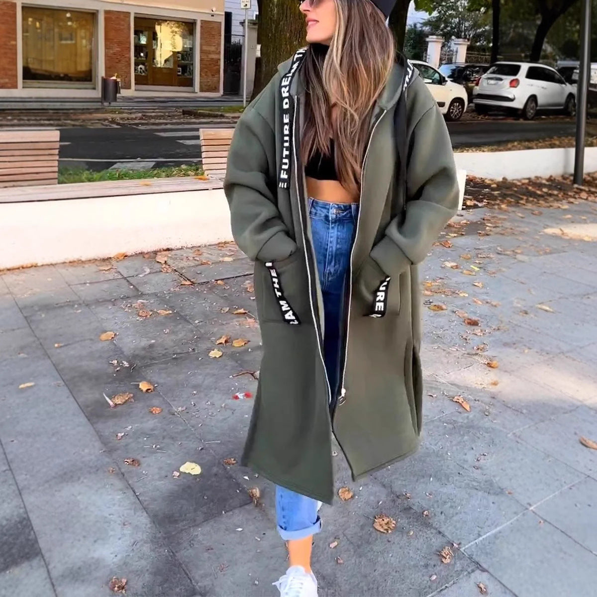 Maritza™ – Oversized Komfort Hoodie Mantel