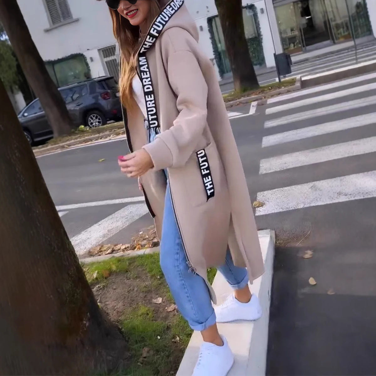 Maritza™ – Oversized Komfort Hoodie Mantel
