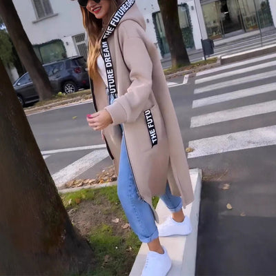 Maritza™ – Oversized Komfort Hoodie Mantel