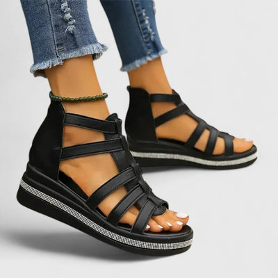 Kendall | Orthopädische Strass-Sandalen