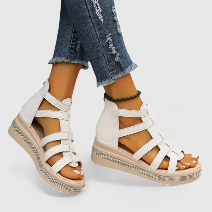 Kendall | Orthopädische Strass-Sandalen