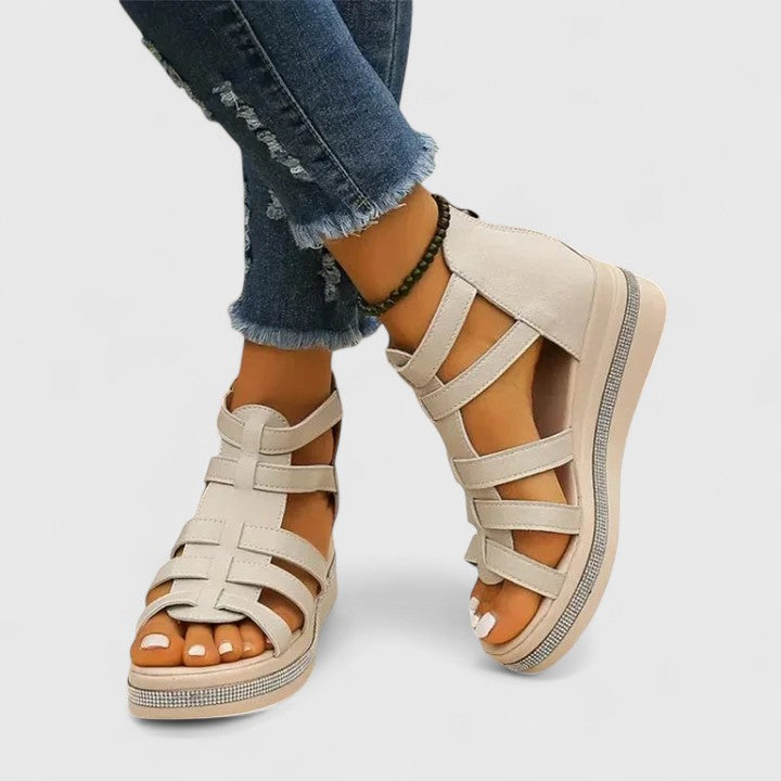 Kendall | Orthopädische Strass-Sandalen
