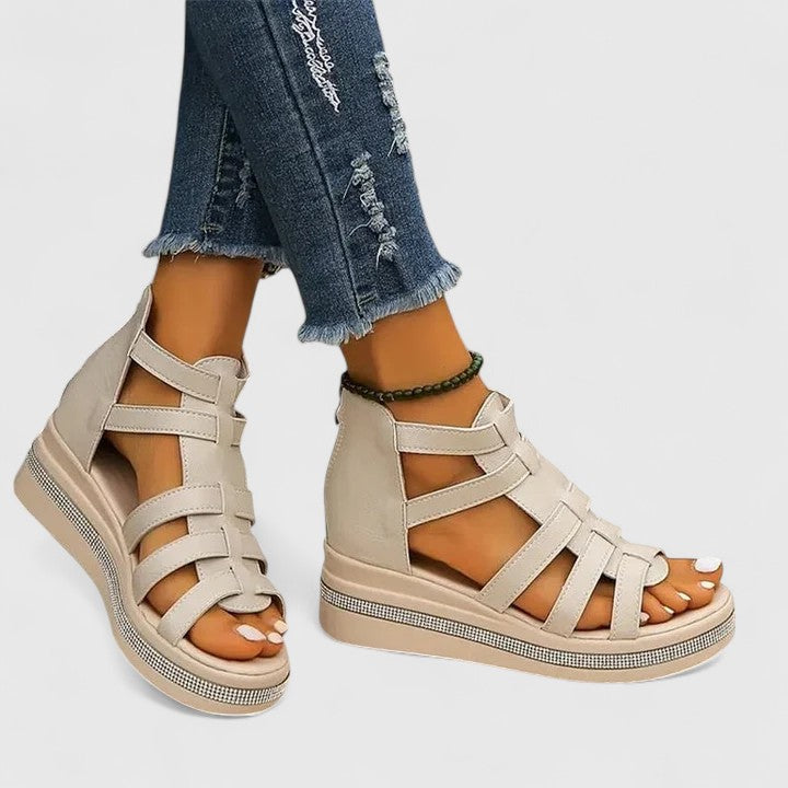 Kendall | Orthopädische Strass-Sandalen