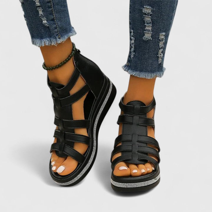 Kendall | Orthopädische Strass-Sandalen