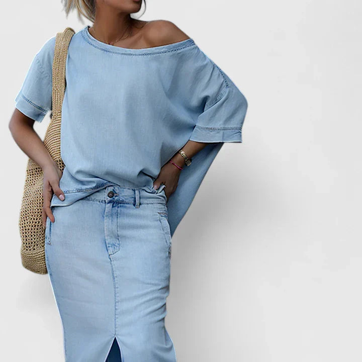 Averlynn | Elegantes Maxi-Rock-Set
