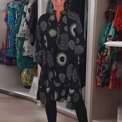 Mackenzie™ - Lässiges Kleid mit geometrischem Druck